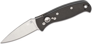 Spyderco Autonomy 2 AUTO Knife Black G-10 SKU C165GP2