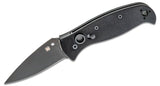 Spyderco Autonomy 2 Automatic Knife Black G-10 SKU C165GPBBK2