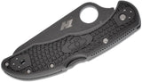 Spyderco Salt 2 Lock Back Knife Plain Edge Black/Black FRN SKU C88PBBK2