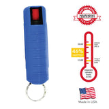 Streetwise 18 Stream Pepper Spray w/UV Marking Dye Blue 1/2 oz Hard-Case SKU SW3HBL18