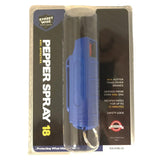Streetwise 18 Stream Pepper Spray w/UV Marking Dye Blue 1/2 oz Hard-Case SKU SW3HBL18