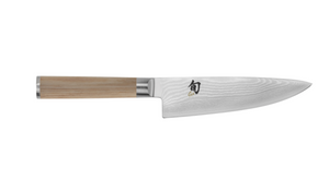 Shun Classic Blonde Chef's 6" Fixed Blade SKU DM0723W