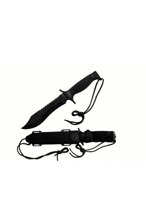 Hunting Knife Black ABS handle SKU T220542BK