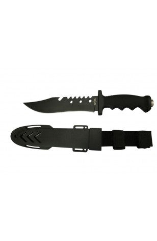 S-Tec Hunting Knife w/ Plastic Sheath, PP handle SKU T228700