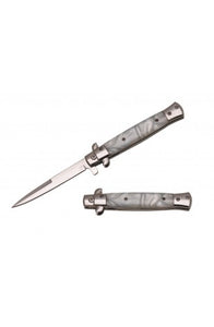 9" Stiletto Style Spring Assisted Pocket Folding Knife SKU T273337-2