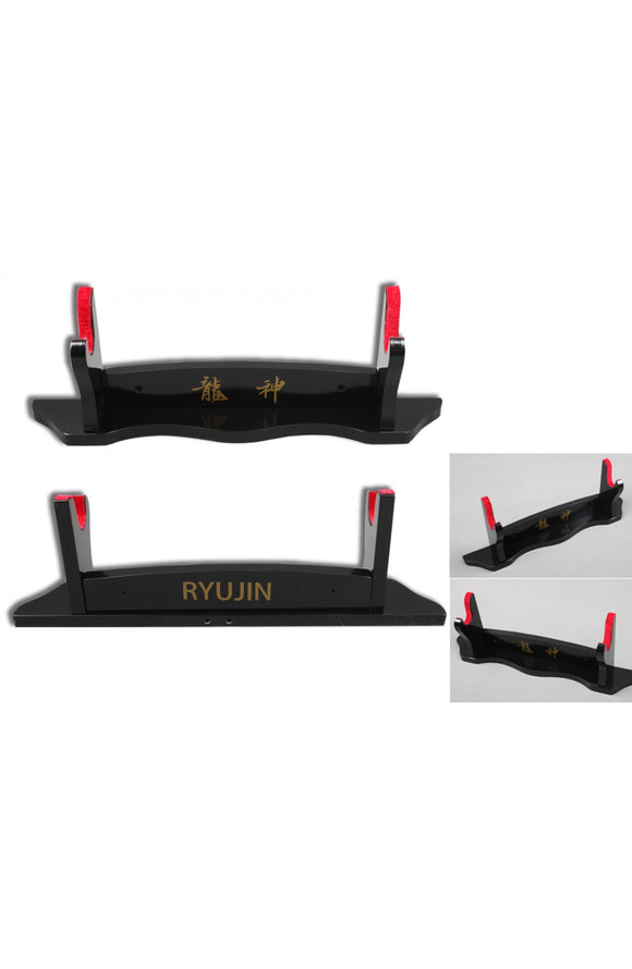 Ryujin Gloss Black Single Sword Stand Table & Wall Mount SKU T532501WS-1