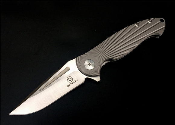 Defcon Folding Knife w/ 4-5/8″ S35VN Drop Point Blade SKU TD1001-1