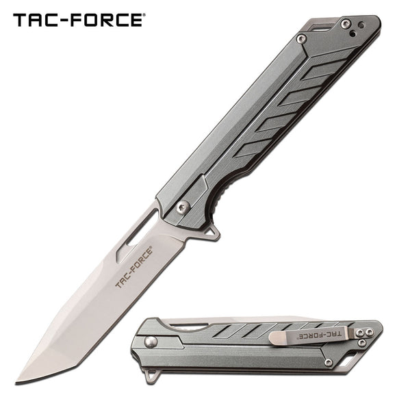 TAC-FORCE SPRING ASSISTED KNIFE SKU TF-1034GY