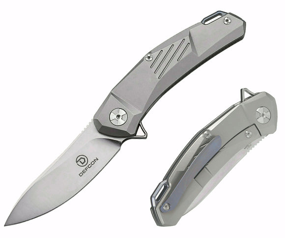 Defcon Jungle Series Titanium Handle D2 Folding Knife SKU TF3217