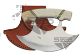 SZCO 5.5" WHITE BONE ULU KNIFE SKU: DH-8026BO