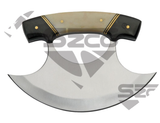 SZCO 5.5" BONE ULU HORN ENDS SKU: DH-8026HN