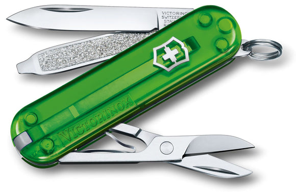 Victorinox Classic SD Swiss Army Multi-Tool Green Tea SKU VN06223T41G