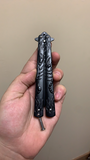 Black Scorpion Butterfly Knife SKU ABK676BK