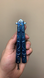Blue Dragon Butterfly Knife SKU ABK6486BL