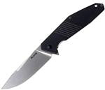 Ruike D191 Frame Lock Knife Stonewash 8Cr13MoV Stainless Blade/Black G10 Handle SKU RKED191B