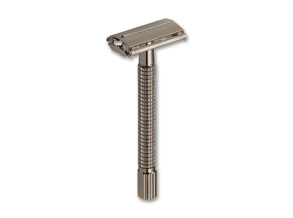 Boker Safety Razor Butterfly L Gunmetal Grey SKU 04BO219