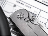 Boker Sherman EDC Frame Lock Knife Marble Carbon Fiber SKU 110665