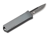Böker Plus USB OTF Automatic Knife Gray Aluminum SKU 06EX276