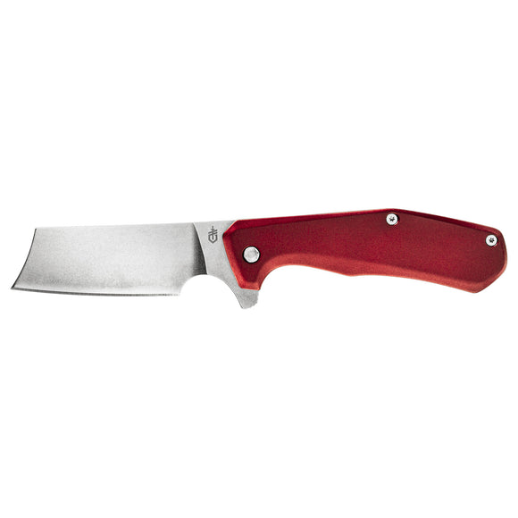 Gerber Asada Flipper Knife Red Aluminum SKU 30-001805
