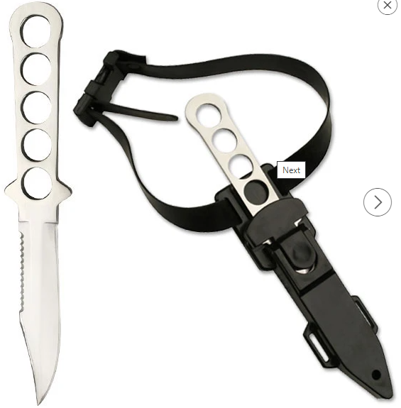 MD-1BS Fixed Blade Knife Diving Knife