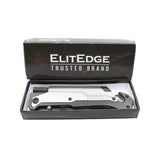 ElitEdge 5N1 Survival Knife with LED Flashlight & Fire Starter SKU 10A70GY