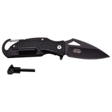 Master USA Spring Assisted Knife w/Firestarter SKU MU-A027BK