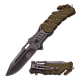 Master USA Spring Assisted Knife SKU MU-A022GN