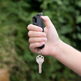 Sabre Gel Flip Top Pepper Spray Keyring Pink/Black SKU SA15308/SA15309