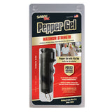 Sabre Gel Flip Top Pepper Spray Keyring Pink/Black SKU SA15308/SA15309