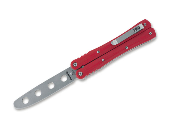 Boker Black Fox Balisong Trainer Red G10 SKU 01FX390