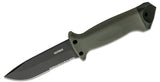 Gerber LMF II Infantry (Olive) Combat Fixed Blade W/Sheath SKU 22-01626