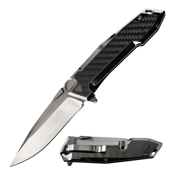 Elite Tactical Folding Knife SKU ET-1018GM