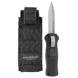 BENCHMADE Mini Infidel D2 Plain Double Edge Dagger Auto OTF SKU 3350