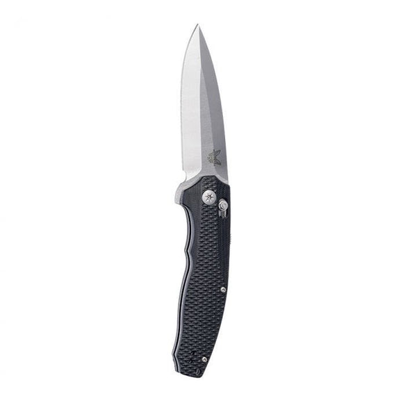 BENCHMADE Vector Axis-Assist Knife Black G-10 SKU 495