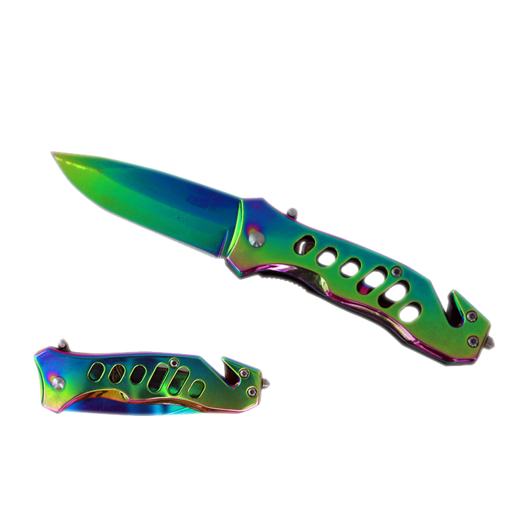 Falcon Rainbow Folding Knife SKU KS1471RW – Highlander
