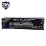 Police Force 9,200,000 Silver Tactical Stun Flashlight SKU: PF9200GM