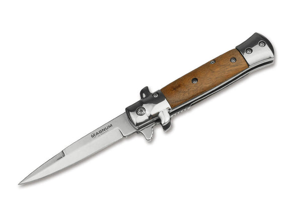 Boker Magnum Italian Classic Small Spring Assist Knife Rosewood SKU 01LL110
