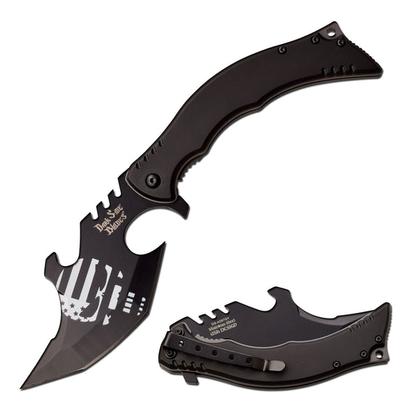 Dark Side Blades Spring Assisted Knife SKU DS-A087GY