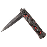 Dark Side Blades Spring Assisted Knife SKU DS-A081RD