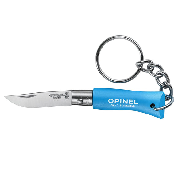 Opinel No.2 Keyring Folding Knife Colorama Sky Blue