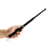 Police Force 12" Expandable Steel Baton w/Key Ring SKU PF12TKR