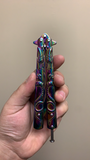 Rainbow Dragon Butterfly Knife SKU ABK6486RB