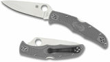 Spyderco Endura 4 Knife Gray FRN SKU C10FPGY