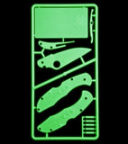 Spyderco Glow-in-the-Dark Plastic Knife Kit SKU PLKIT1