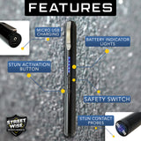 Streetwise Pain Pen Stun Gun Black SKU SWPEN25BK