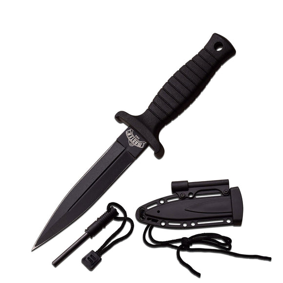 Master USA Fixed Blade Knife w/Firestarter SKU MU-1141BK