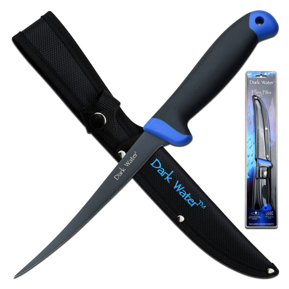 Dark Water Fixed Blade Filet Knife SKU DW-FIX004CS